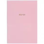 Otto A5 Colour Block Notebook 160 Pages Pastel Pink