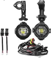 Motorcycle Headlight Motocycle Fog Lights 12000LM For Motorcycle LED Auxiliary Fog Light Driving Lamp For R1200GS/ADV K1600 R1200GS R1100GS