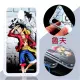 【ONE PIECE 航海王】Samsung Galaxy J7 Pro /5.5吋/ J730 城牆系列 彩繪保護軟套(魯夫)