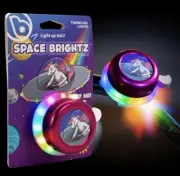 Space Brightz Light Up Bicycle Bell With Twinkling Lights/Unicorn (t-046)