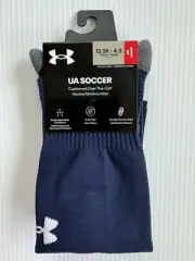 Under Armour YOUTH UA SOCCER Socks Over-the-Calf Navy Small 13.5K - 4.5