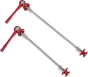 POPETPOP 1 Pair Mountain Bike Quick Dismantling Pole Bikes Quick Release Skewer Bicycles Accessory Quick Release Axle Quick Release Lock Biking Accessories Bike Accessory Titanium Alloy