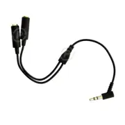3.5mm Splitter Y Cable Replacement Cord For Bose QC3 QC15 OE2 AE2 IE2 Headphones