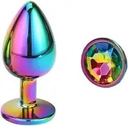 Anal Plug Sex Toys Vibrator Huge heavy medium large size set pink heart jewerly Crystal Metal anal butt plug p spot ass