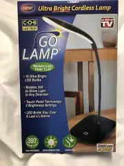 Go Lamp As Seen On TV Cordless Reading Light 16 Ultra Bright LED Bulbs New