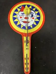 Vintage T. Cohn Clown #4837 Tin Metal Noise Maker - 1950s #1 @105