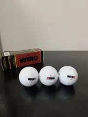 3 Nitro Blaster Titanium Golf Balls #3 New in Box