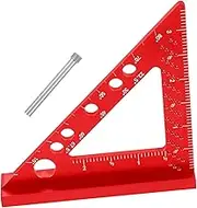COHEALI Framing Square Woodworking Tool Right Angle Clamp for Precise Measuring Durable Construction Multifunctional Ruler for Woodworking Layout and Angle Measurement