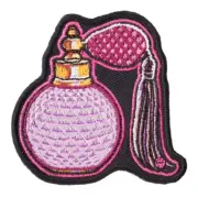 Pink Glitz & Glam Perfume Bottle Patch, Ladies Patches