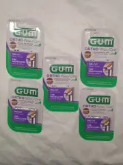 Sealed GUM Ortho Wax /Cire Pre - Cut Lot of 4 Packs Mint New Braces Orthodontics