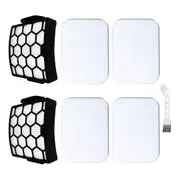 La702 Filter Replacement For La702 Stratos Ultralight Corded Stick Vacuum 2 Filters+4 Foam Felt Fil