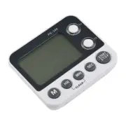 Dual-Line Digital Premium Kitchen Timer Cooking Stopwatch Loud Alarm Count-Up