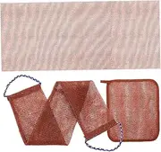 Beavorty 1 Set Exfoliating Washcloth African Net Sponge Body Scrubber for Back Feet Foaming Action Skin Exfoliation for Refreshing Shower Experience