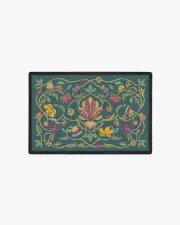Tendril Teal Doormat by Iris Apfel