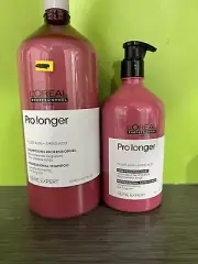 L'OREAL PROFESSIONAL PRO LONGER SHAMPOO 1.5 LITRE + COND 750ML HELPS HAIR GROW