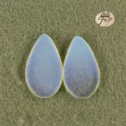 EA17804# 1 Pair Natural genuine matched Opalite earrings Cab