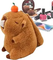 [Generic] Capybara Backpack | Kids Bookbag Children Backpack Capybara Stuffed Animal - Capybara Plush Toy School Bags Bookbag Tissue Box for Preschool, Kindergarten, Elementary School