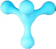 Hot New Not Pour Glue Dog Toy Small Dog Bite Toy Dog Tooth Cleaning Chewing Playing IQ Treat Toy Pet Puppy Supplies Molar Stick cleaning expends energy grinding teeth (Color : Blue-9.4x8.8cm)