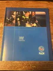 PADI Night Diver Manual With Knowledge Reviews