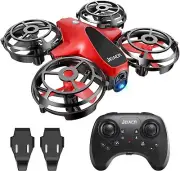 Drones for Kids,JEJAER Mini Drone - Kids with 3D Flip, Auto Red