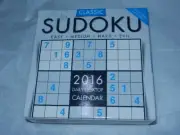 new sudoku 2016 daily Desktop Calendar '16 day desk top calender TF publishing