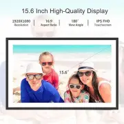 Digital Picture Frame by Large WiFi Digital Photo Frame, 15.6 inch HD
