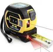 Laser Tape Measure 3 In 1 Digital Tape Measure Self Locking Measurement Tool