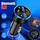 1x Bluetooth 5.0 FM Transmitter Audio Receiver Car Interior Charger Accessories
