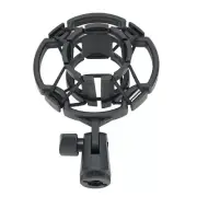 Microphone Mount Shock Black Clip For Large Diaphram Holder Microphone