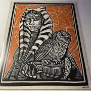 AHSOKA BAM BOX GEEK BOX ART PRINT 8x10 LE /1150 BRIAN REEDY STAR WARS
