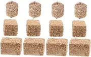 Toddmomy 8pcs Miniature Straw Bales for Autumn Craft Decor Realistic Dollhouse Accessories Versatile Mini Haystacks for Garden Displays Safe Material for Rustic Party Decorations