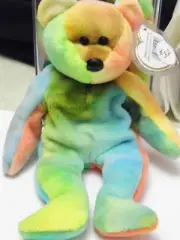 Ty Beanie Babies Garcia Rare Multi-color Body MINT Hang Tag #32 (1993 Tush Tag)
