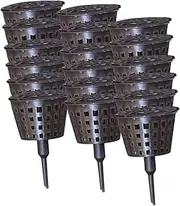 FUNOMOCYA 20pcs Bonsai Fertilizer Baskets with Lids Reusable Plant Fertiliser Baskets for Bonsai Garden Easy to Carry Use Fertiliser Container