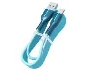 1M Fast Charging Cable 3A Lightning Charger Data Cord For iPhone -Blue