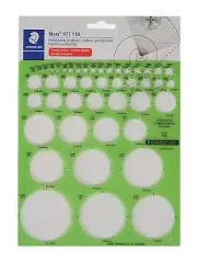 Staedtler Mars Drafting Template - combo circle template