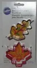 WILTON 2-Piece Cookie Cutter Set Metal AUTUMN Maple Oak Leaves Leaf recipe