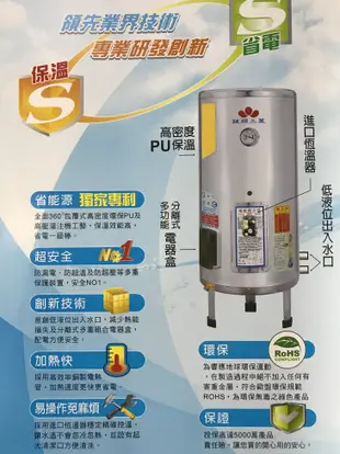 DIY水電材料 鍵順三菱30加侖電能熱水器/電熱水器/儲熱式熱水器