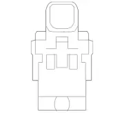 Genuine Nissan Mirror Switch 25570-1AM1A