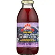 Bev Apple Cider Grape&Aca 16 Oz By Bragg
