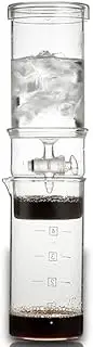 Cold Brew Coffee Maker,Cold Drip Coffee Machine with Adjustable Drip Filter,Glass Cold Brew Coffee Tower Iced Coffee Brewer for Home and Office