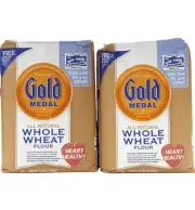 Gold Medal Premium Quality All Natural Whole Wheat Flour For Baking, 5 lb.