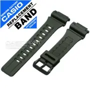 Casio Dark Green Watch Band f/ Tough Solar Illuminator AQ-S810W-3AV Rubber Strap