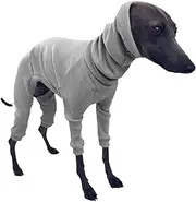 UOSIA Lightweight Dog Pajamas High Neck Warm Dog Onesie High Elasticity 4 Legs Basic Pjs for Small Medium Large Dogs Whippet Italian Greyhound Clothes