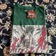 XL(JPN) size UNIQLO UT Attack on Titan T-shirt Dark Green from Japan Rare