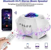 Aurora Lights Star Projector Galaxy Remote Control Night Light Bluetooth Speaker