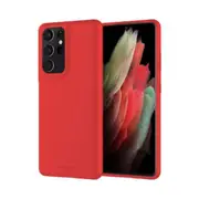 Samsung Galaxy S22 Plus Compatible Case Cover With Premium Soft Feeling Jelly - Red