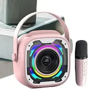 Speaker and rophone for Events | Kids' Karaoke Machines with - Recording Equipment, Singing Devices, Music Amplifier for Family Home