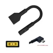 DC Square Female-3 Pin Plug Converter Laptop Charging Cable For Razer Blade 15 G