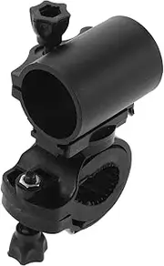 Bike Flashlight Holder Cycling Lamp Stand Durable Clamp Light Bracket Rotatable Design for Night Riding Prevents Sliding Present for Cyclists