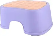 ABOOFAN Plastic Step Stool Toilet Stool for Boys and Girls Foot Stool Nonslip Bathroom Step Stool Stacking Design 1pc